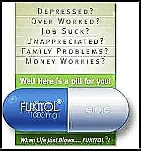 Yes the answer to all your problems is in that bottle of pills