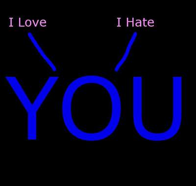 I love you but you make me hate you sometimes. You yell and berate me, I know it's mental abuse. You know I'm depressed and you still push. Why can't I leave?