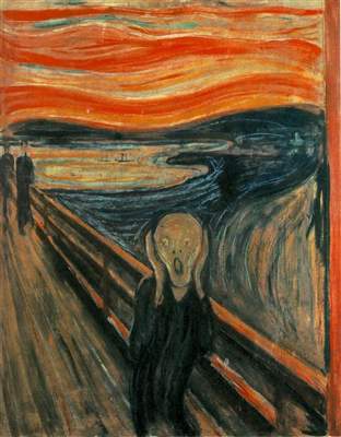 I find myself repeating the phrases "Don't scream. Don't scream." and "No one understands" all the time when I'm by myself.